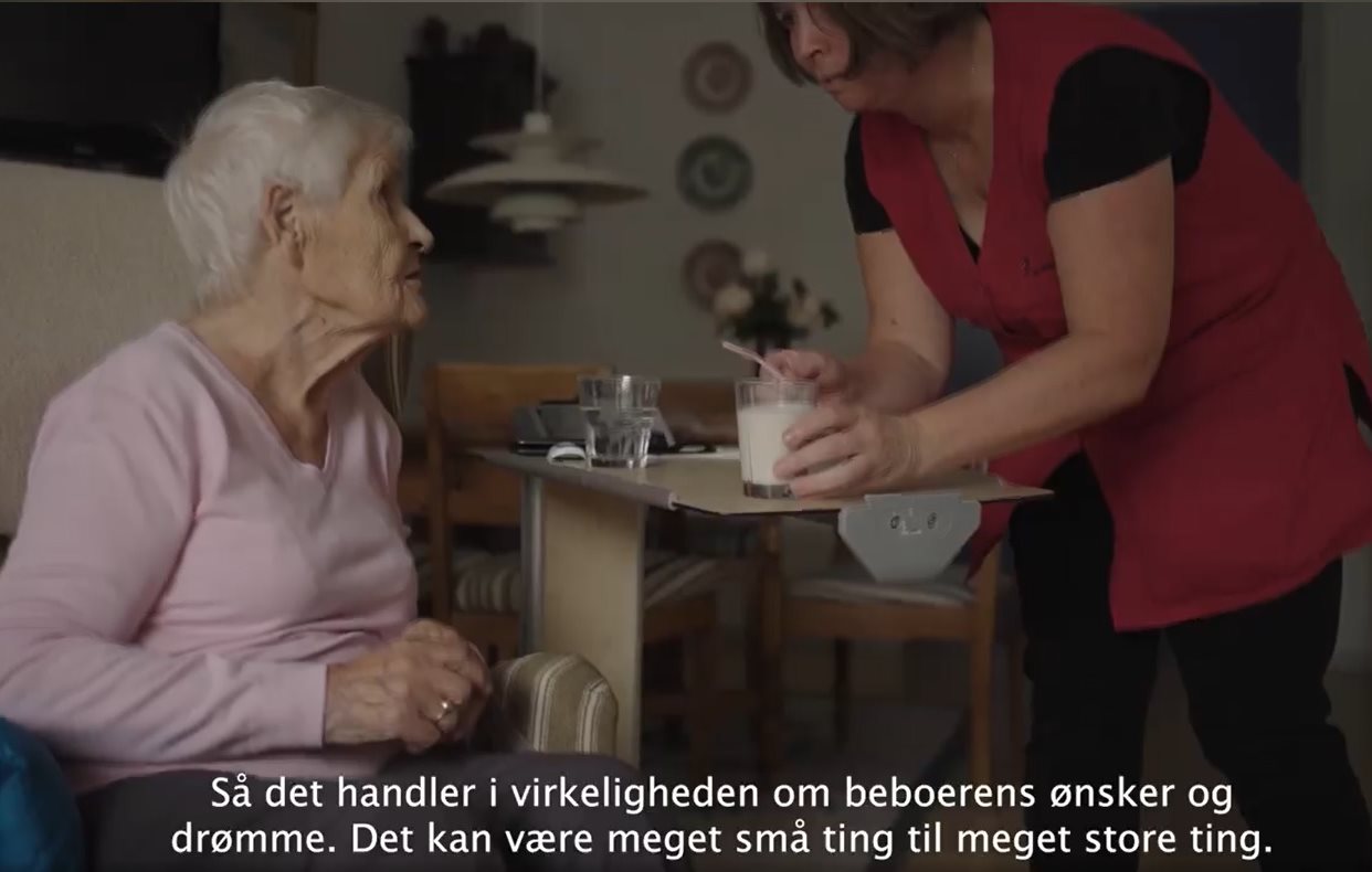 Flot video om Louise Maries digitale skærme